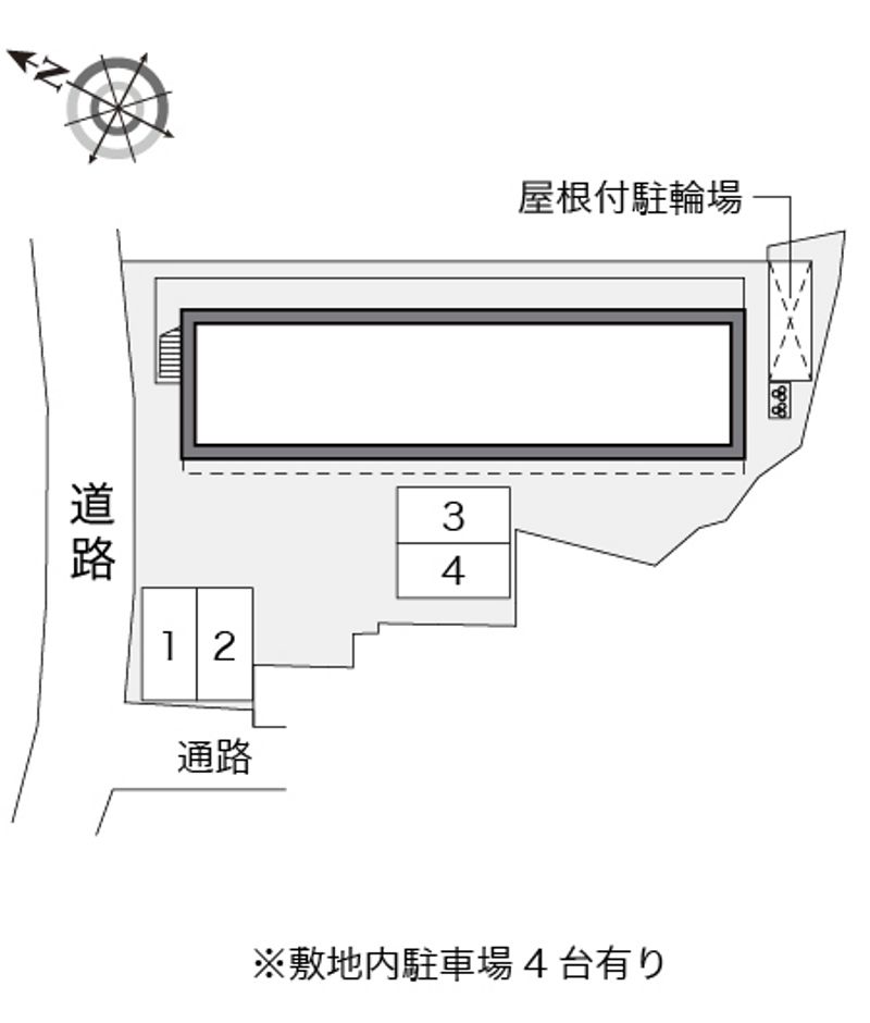 レオパレス城下京町 配置図