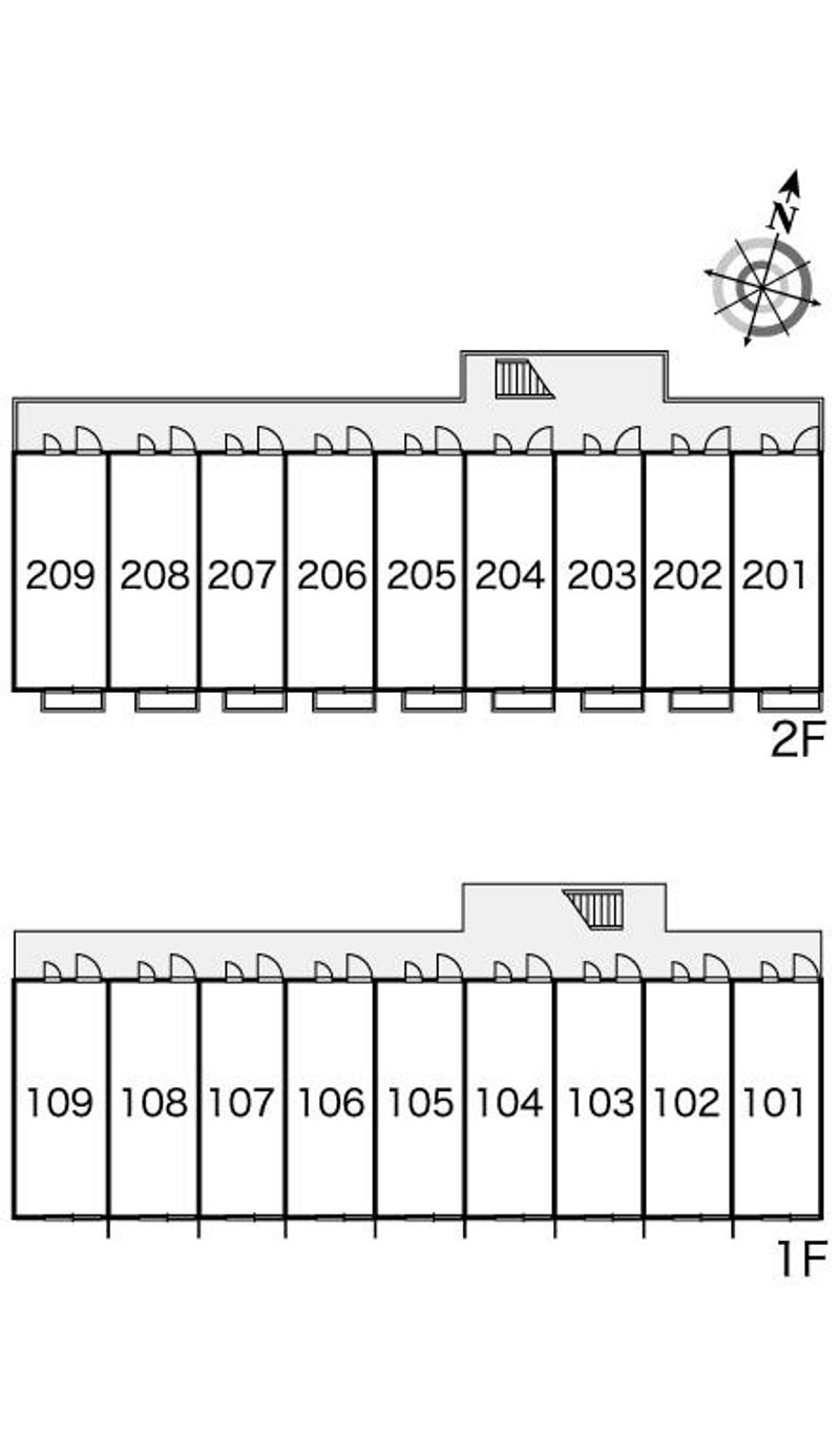 レオパレスＴＡＫＡβ 間取配置図