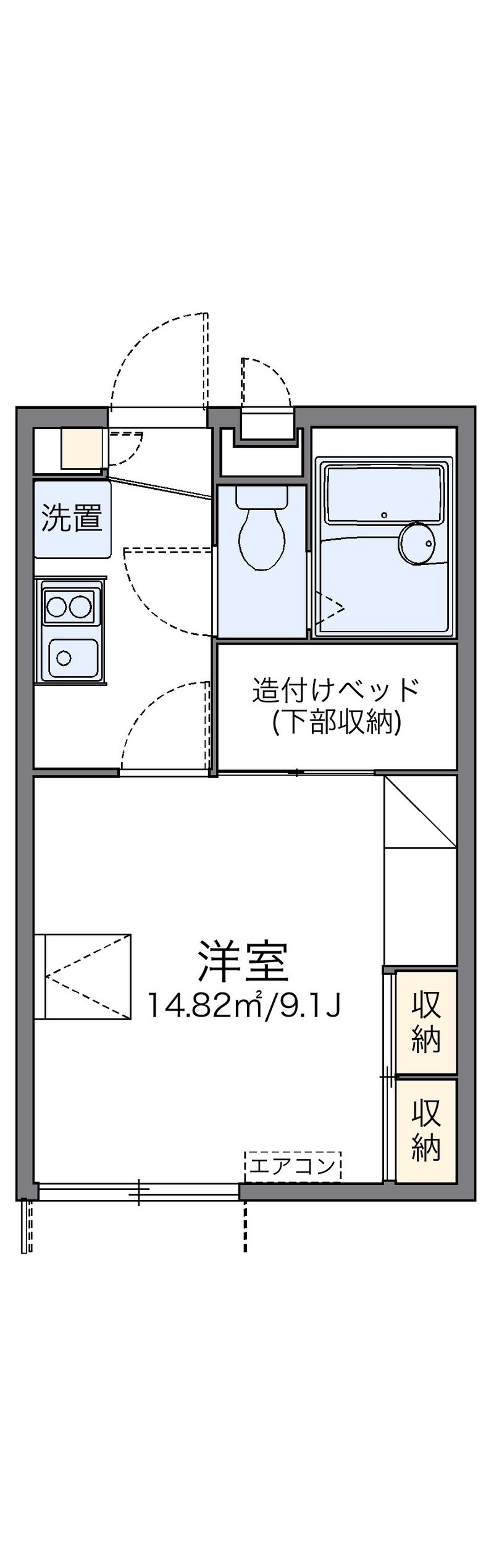 leopalace Oshima 户型图