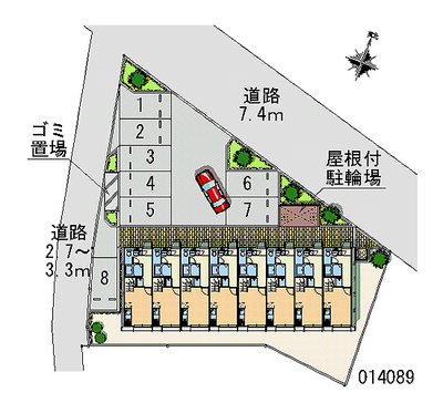 14089 Monthly parking lot
