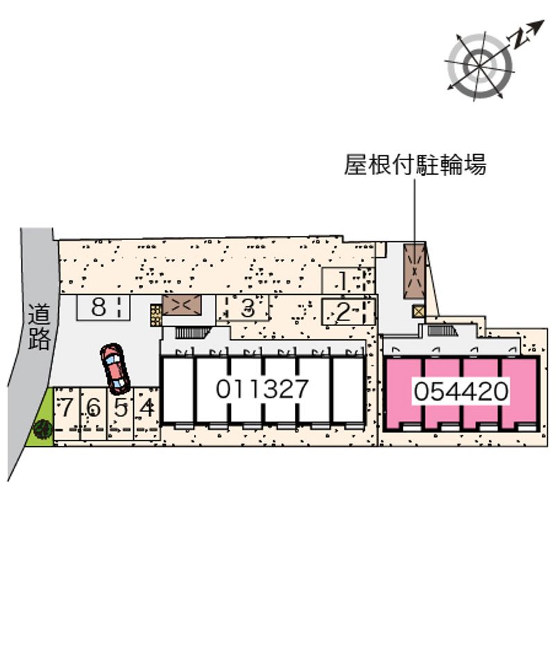 レオネクストヴィラ　ソレイユ 配置図