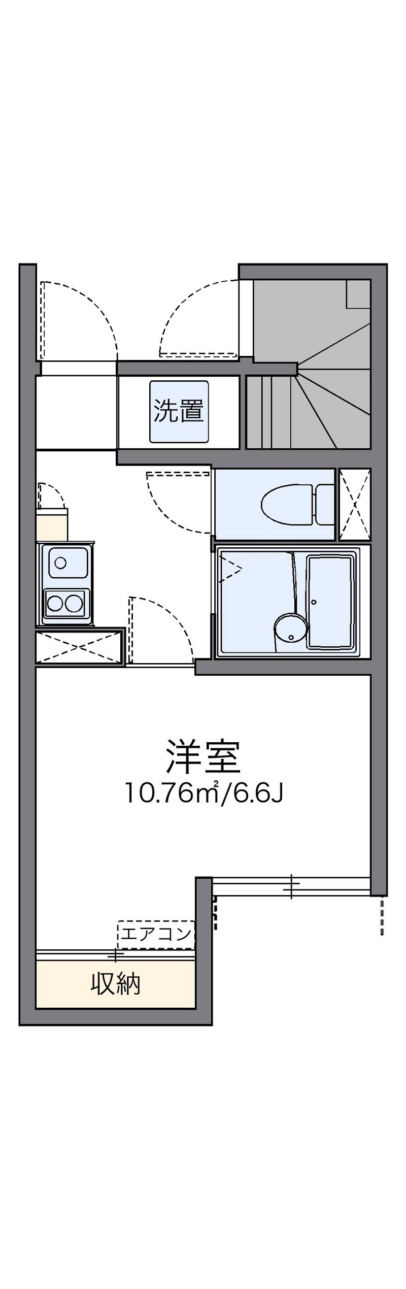 レオネクストコンシャス　ロック 間取図