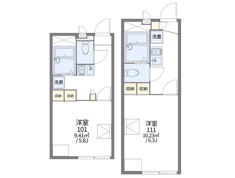 レオパレスメゾンリベルテ 間取図