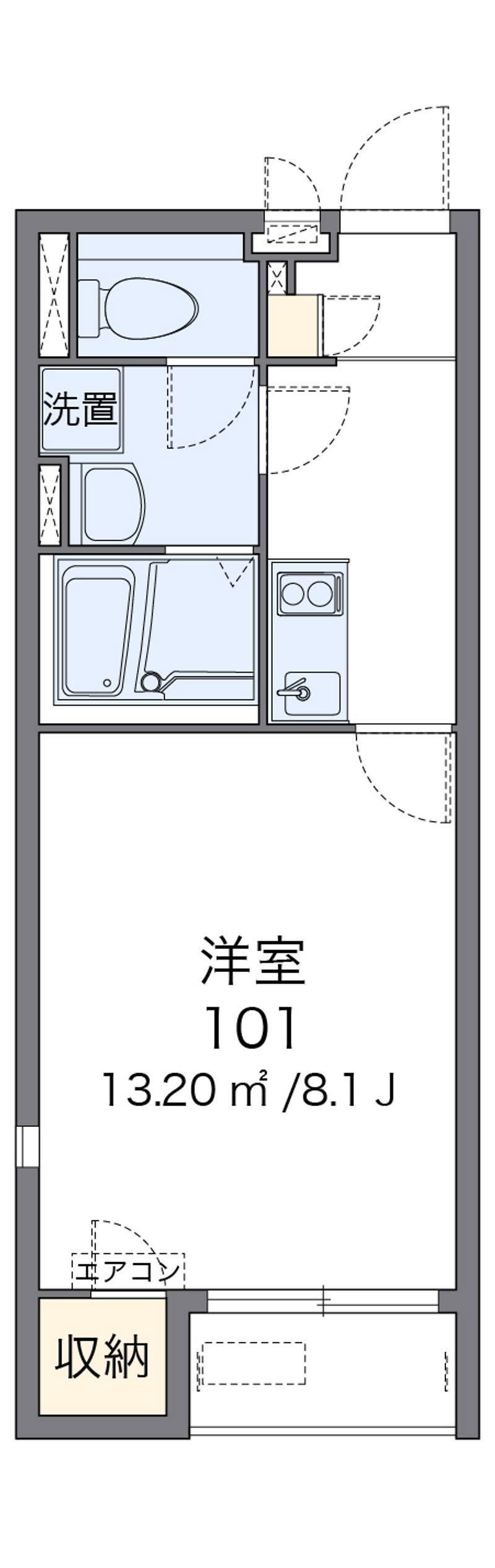レオネクストクレシェンド藤 間取図
