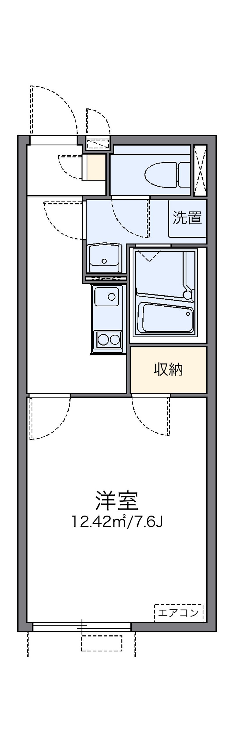 レオネクストニシダイ 間取図
