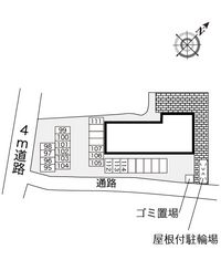 レオパレスグリーンバレー一番館 配置図