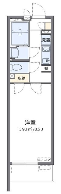 クレイノＬ　ＥＳＴＡＴＥ 間取り図