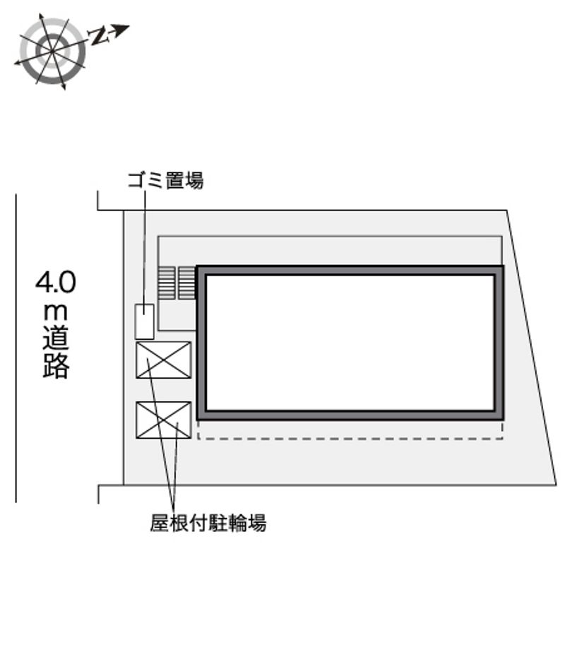 レオパレス早瀬 配置図