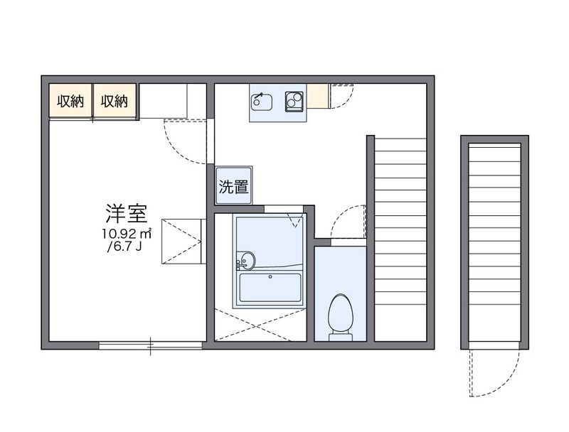 レオパレスＥａｇｌｅ 間取図