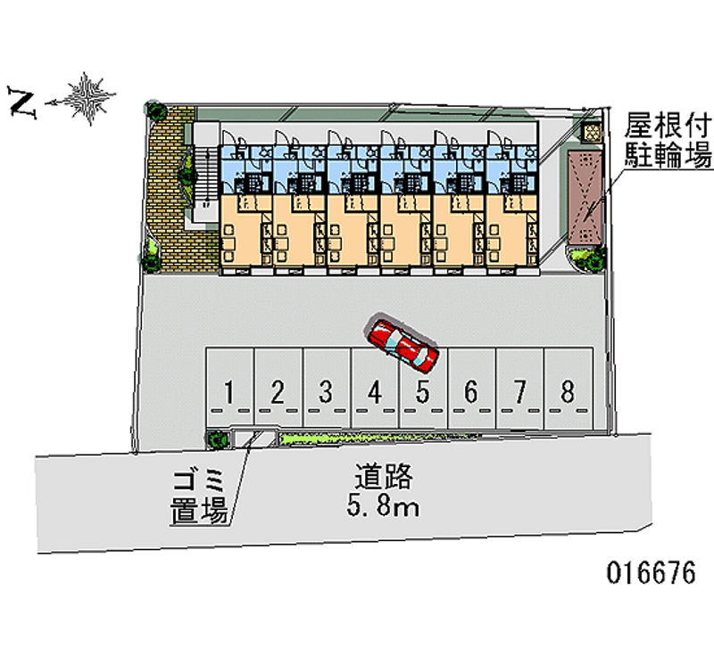 16676 Monthly parking lot