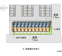 22495 Monthly parking lot