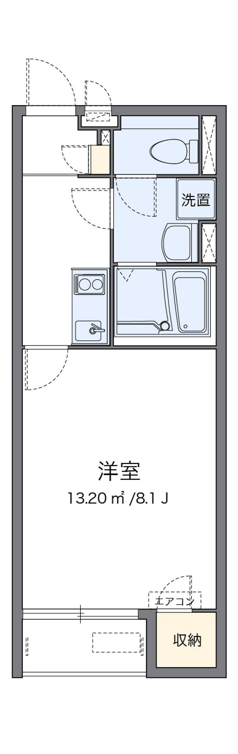 クレイノリバーサイドⅡ 間取図