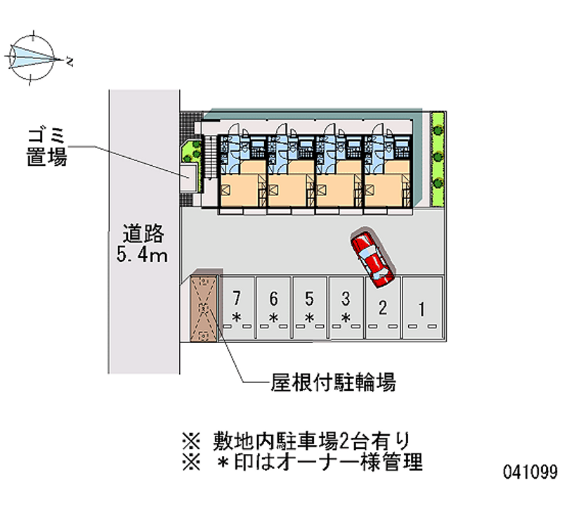 41099 Monthly parking lot