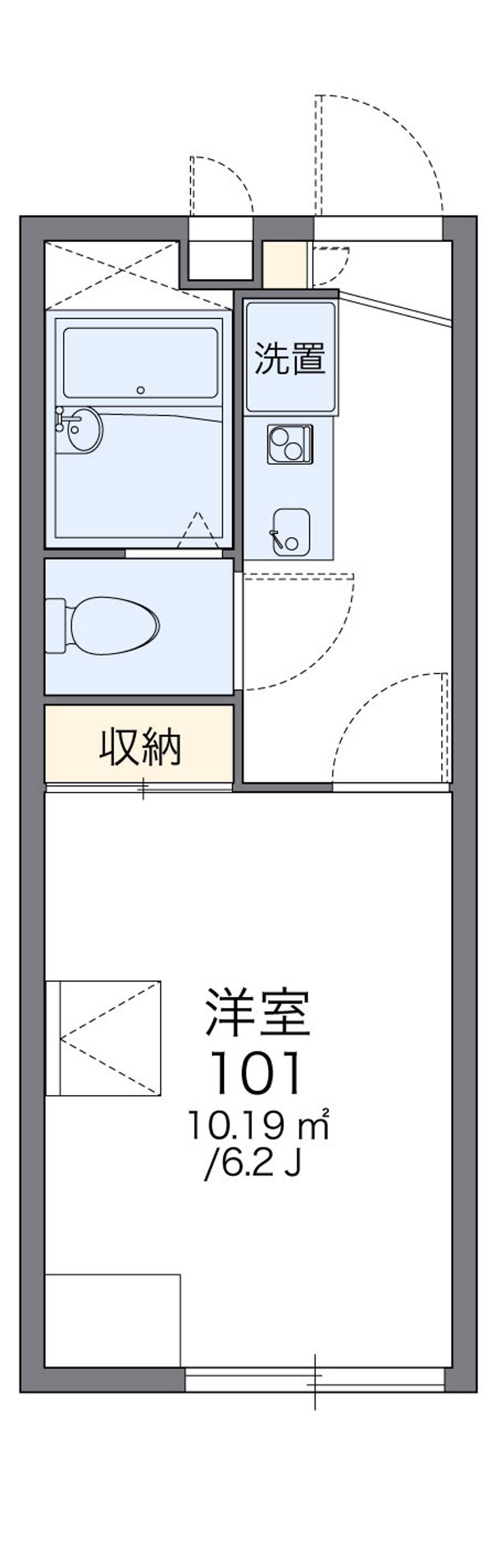 レオパレスリヴェール 間取図