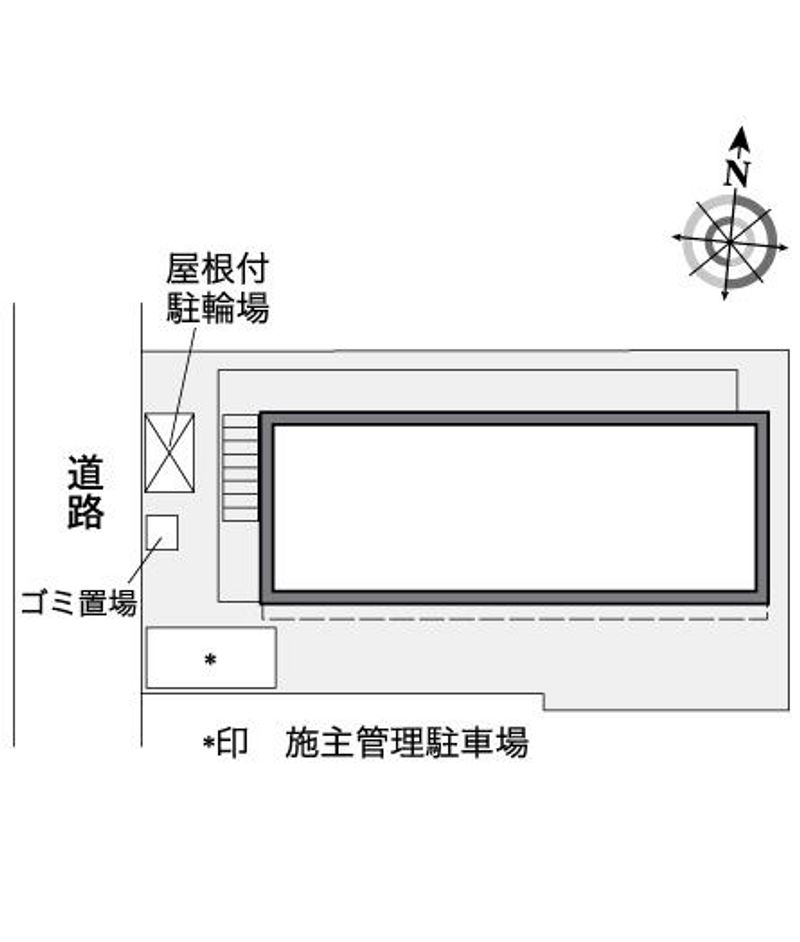 レオパレスＩＫコーポ 配置図