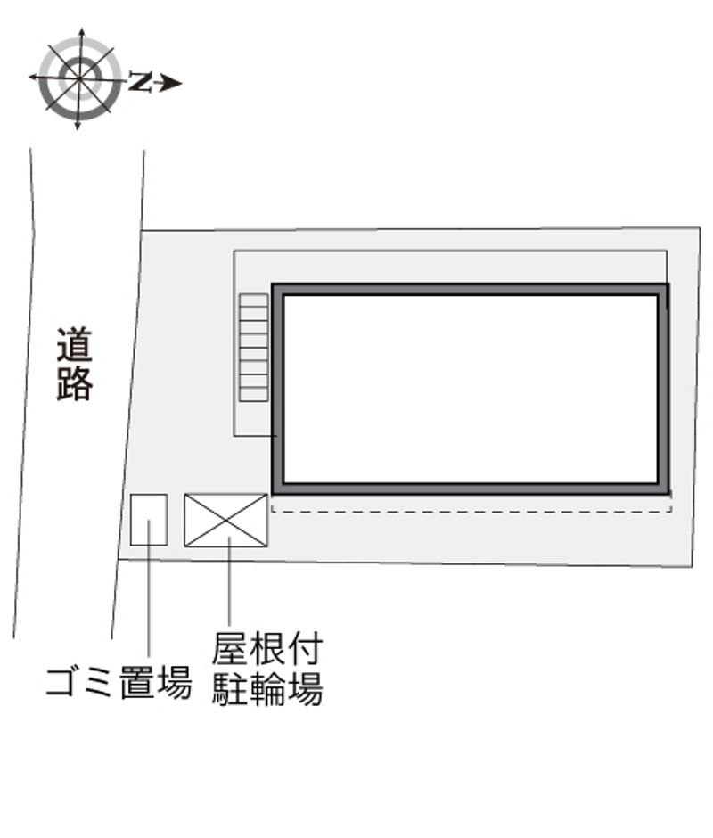 レオパレス文の里Ｊ＆Ｋ 配置図