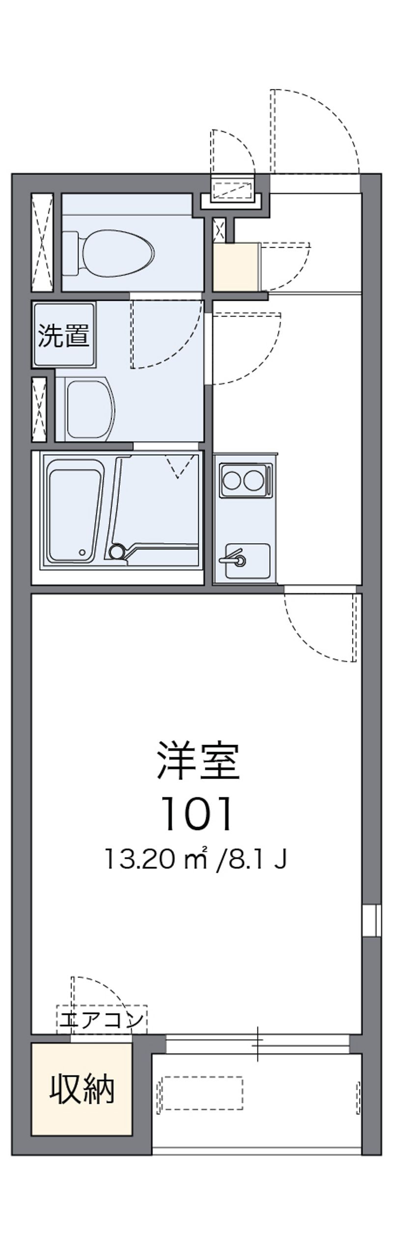 レオネクストＡＯＹＡＭＡ 間取図