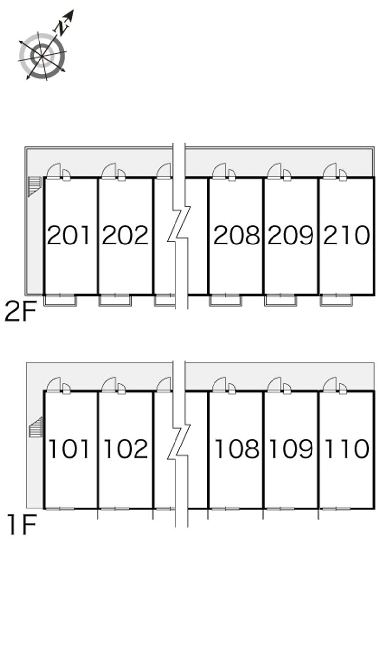 レオパレスＪＩＮ 間取配置図