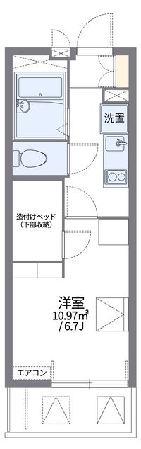 レオパレスＮＡＧＡＴＡ 間取り図