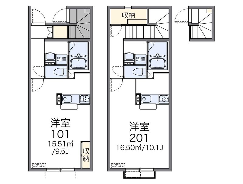 レオネクストアモローザ 間取図