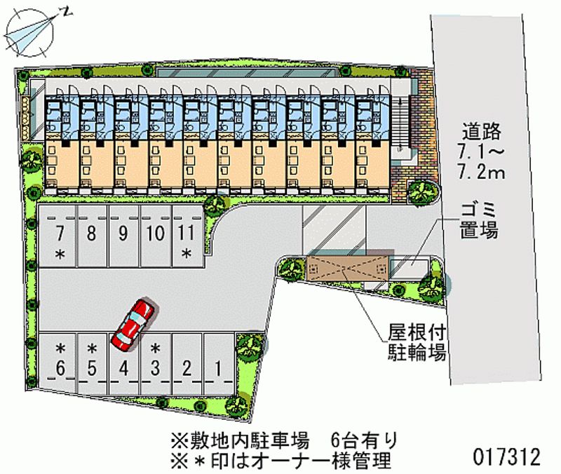 17312 Monthly parking lot