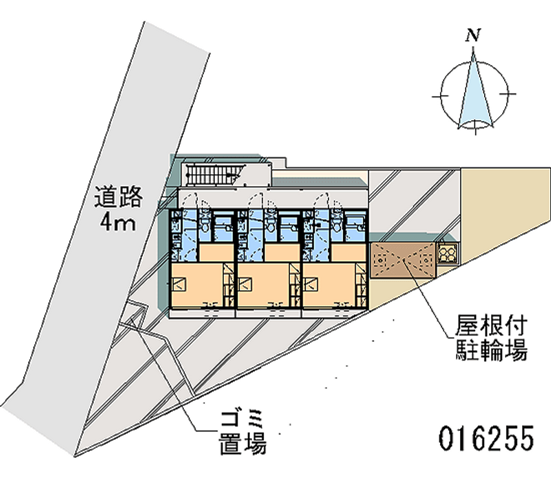 レオパレスコーポリッチⅡ 区画図