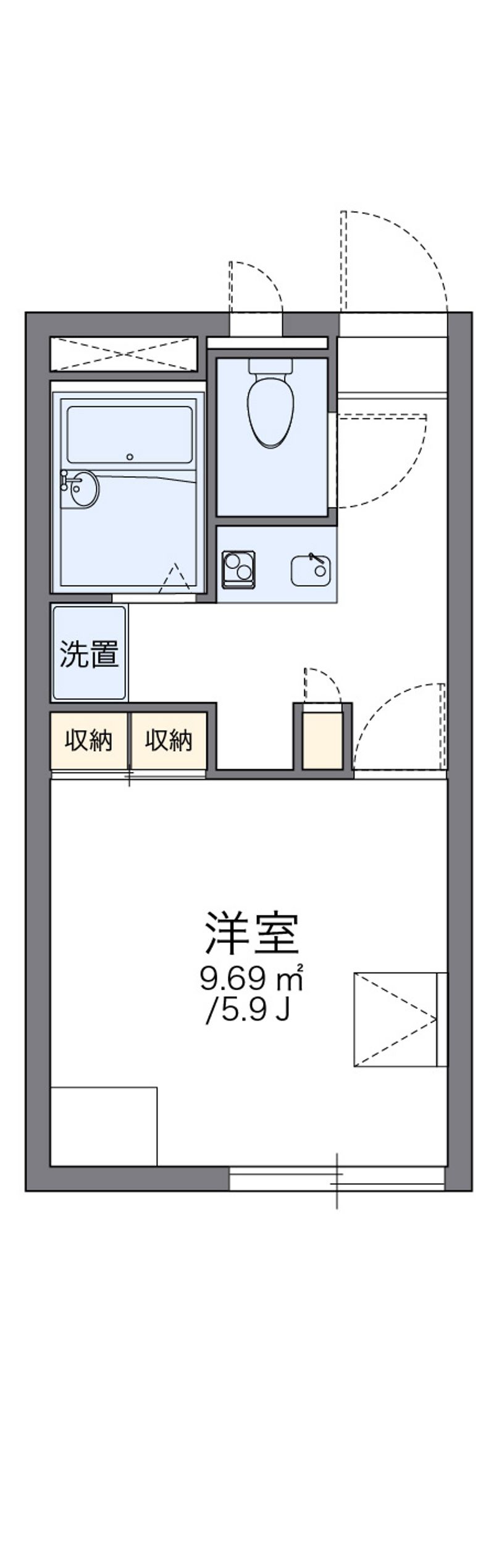 レオパレスロイヤル 間取図