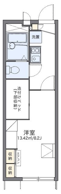 レオパレスエクセルパートⅦ 間取り図