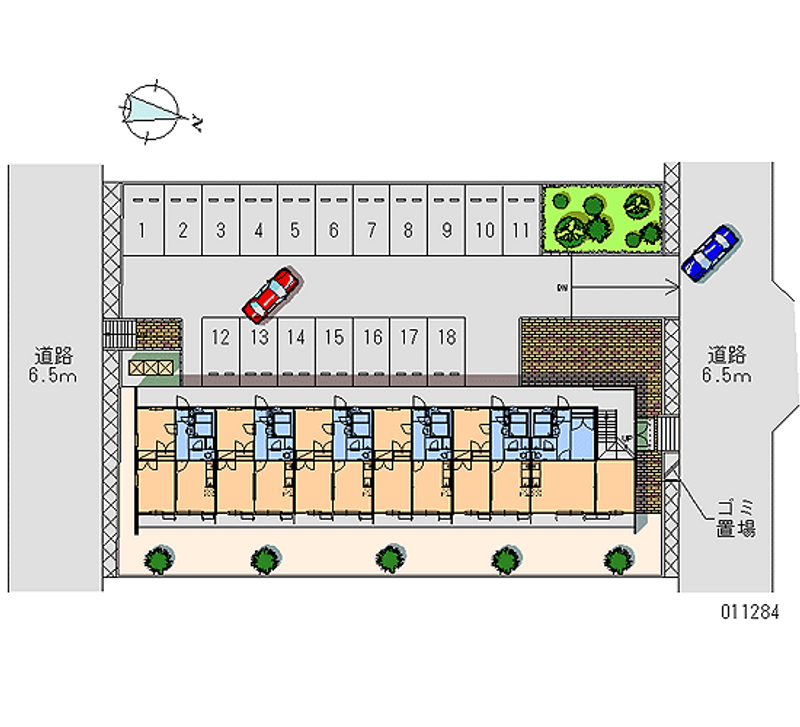 11284 Monthly parking lot