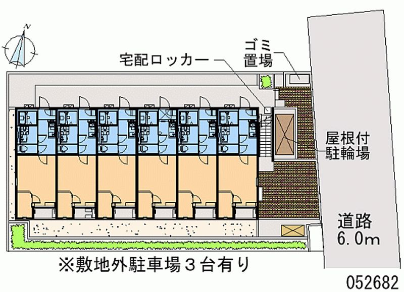 レオネクストクレストタウンＥ 区画図
