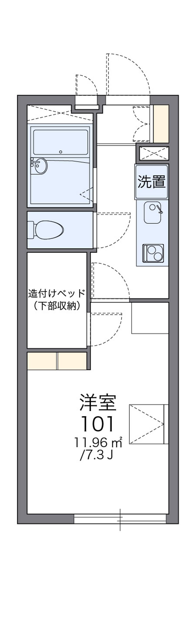 レオパレスＫＯＴＯＥ 間取図