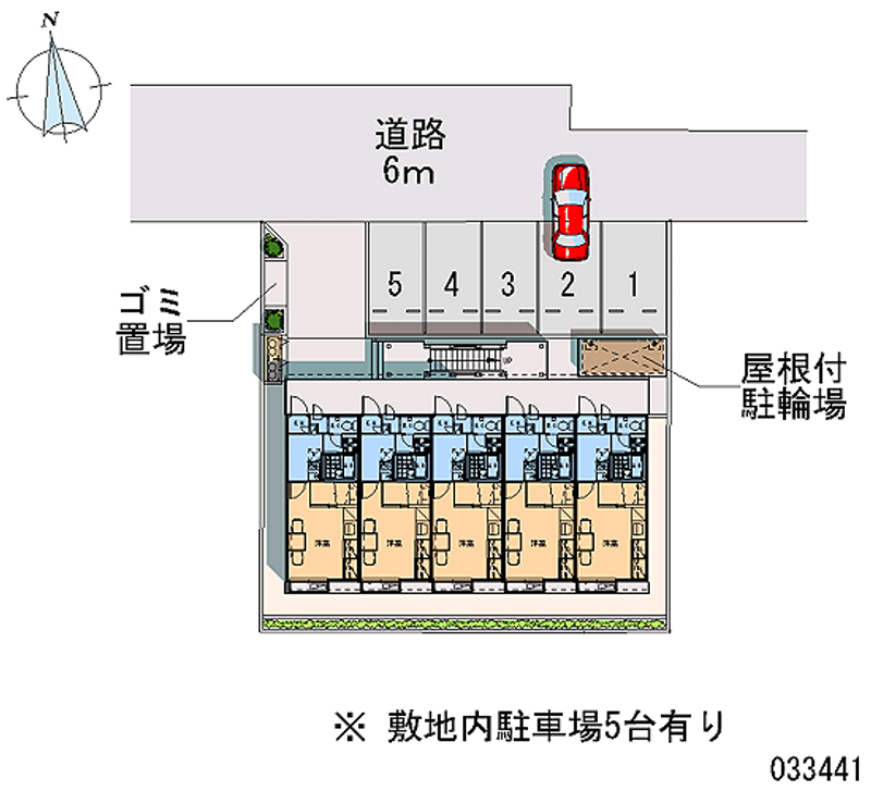 レオパレスカヤハシダイ 区画図
