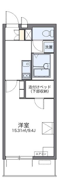 レオパレスＭＡＲＵＴＯ京田辺 間取り図