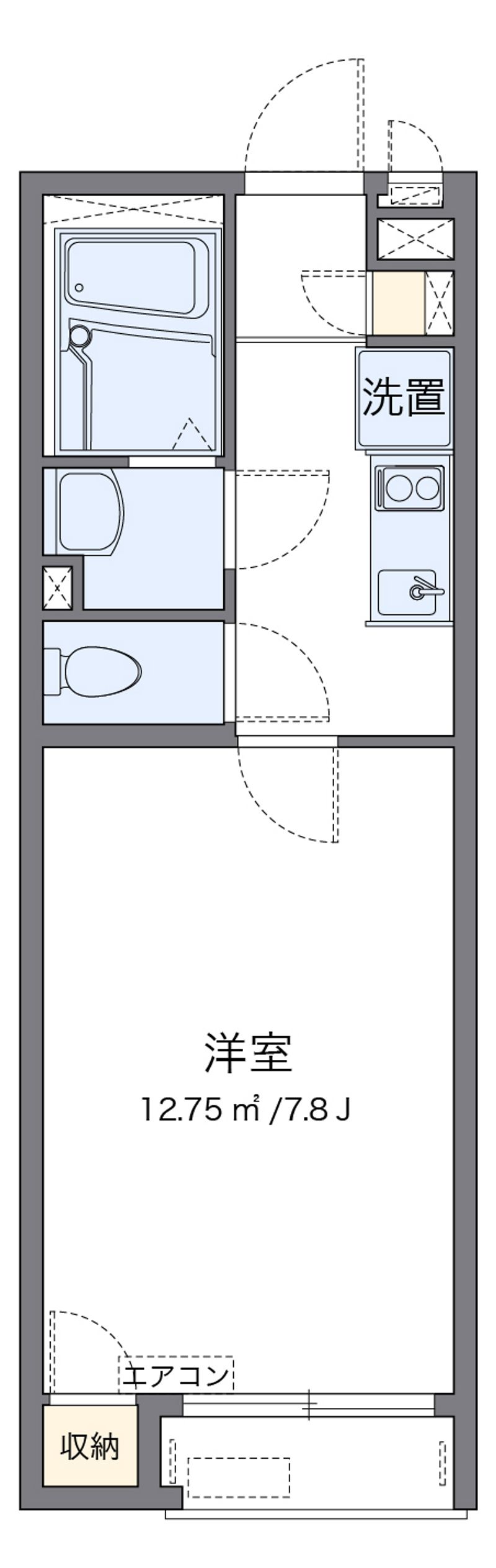 レオネクストアズールぐみのき 間取図