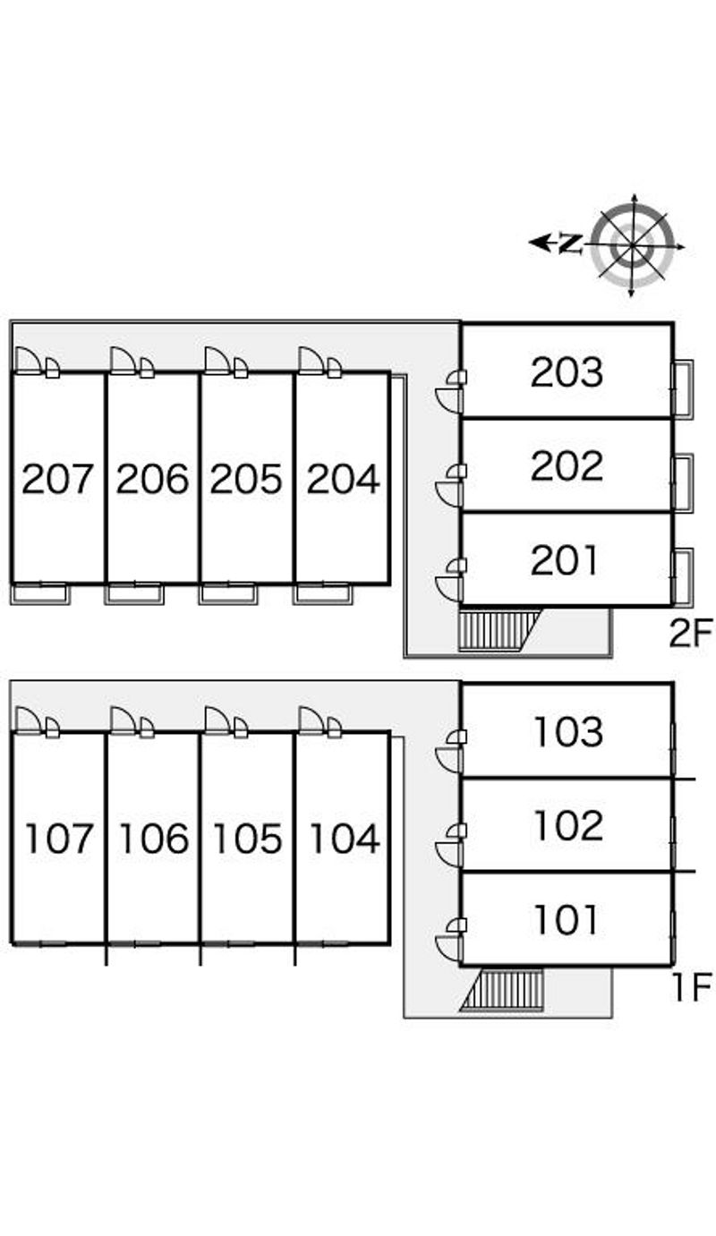 leopalace Mitsu House 户型布局图