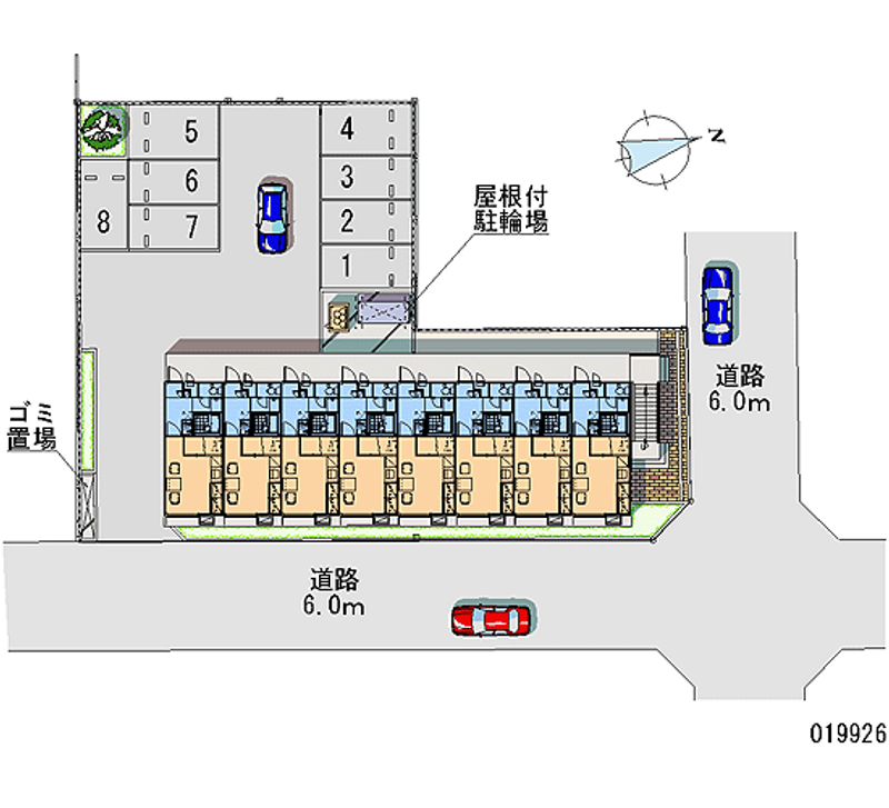 レオパレスフロンティア 月極駐車場