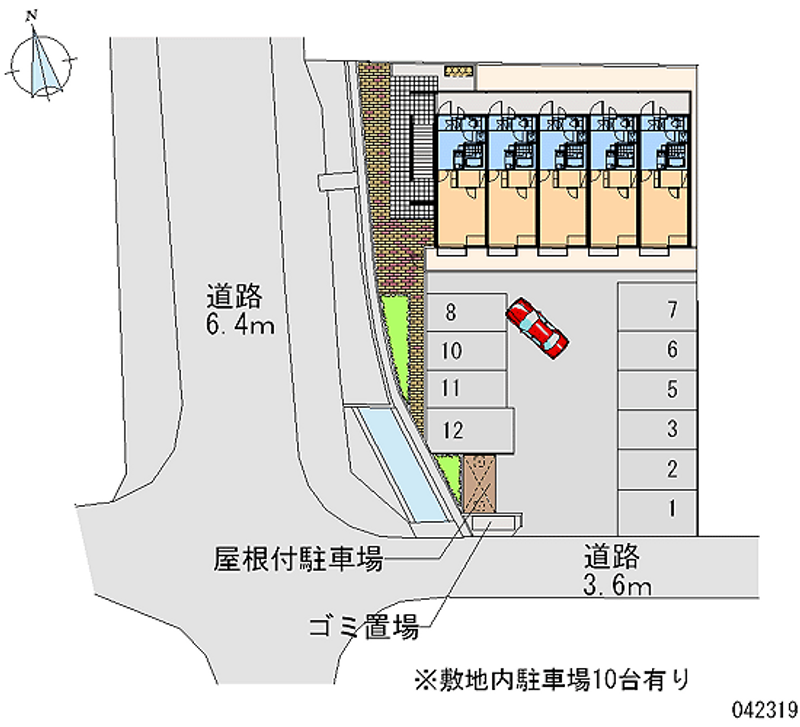 レオネクスト松山インターⅢ 月極駐車場