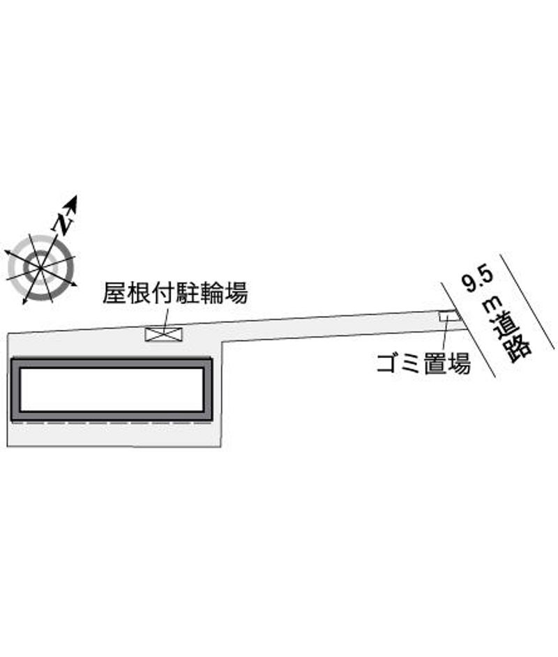 レオパレスかすもり 配置図
