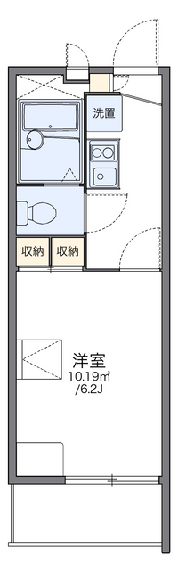 レオパレスヨシオ 間取り図