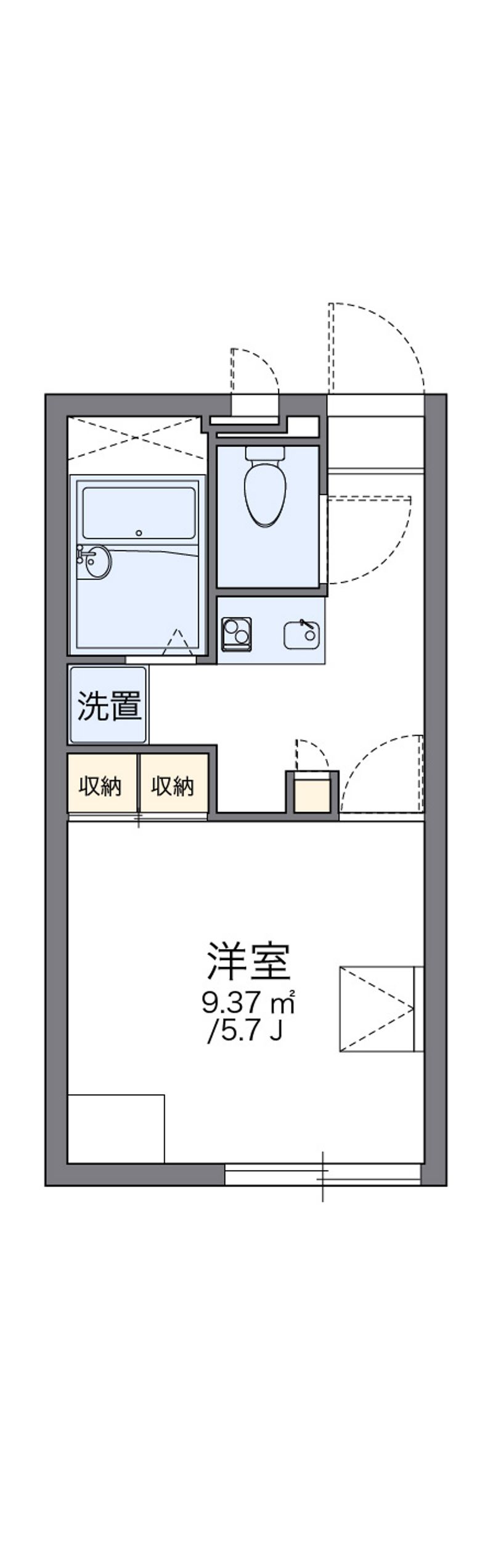 レオパレスＹＡＭＡＴＯ 間取図