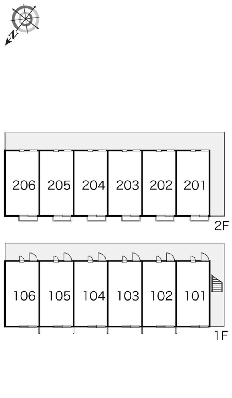 レオパレスＫＹ 間取配置図