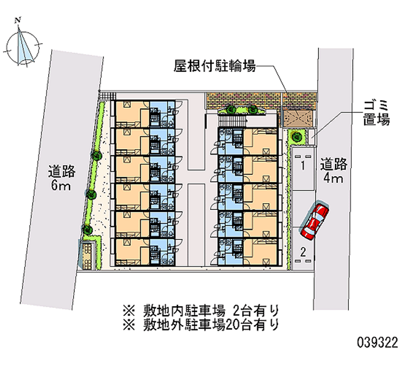 レオパレスｆｏｒｅｓｔａ２ 月極駐車場