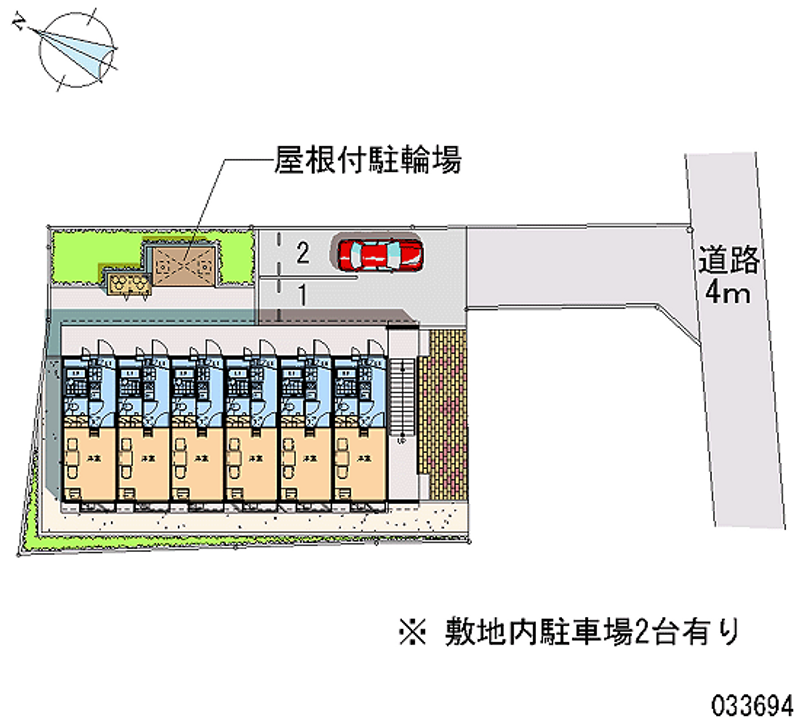 レオパレスマダミ 区画図