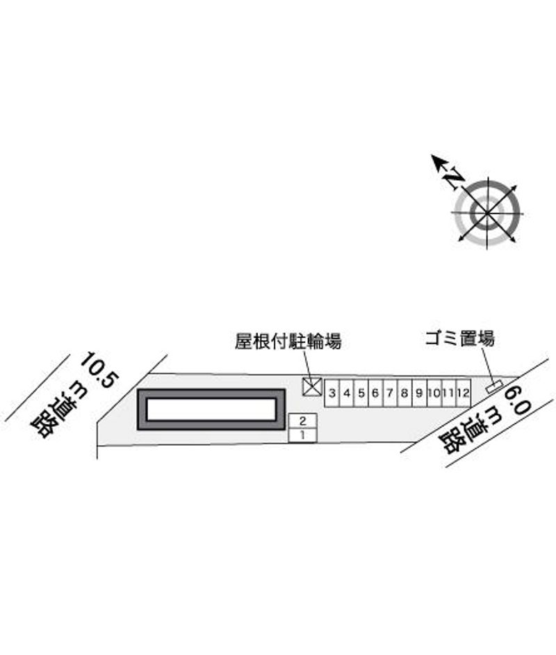 レオパレスミルフィーユ２ 駐車場