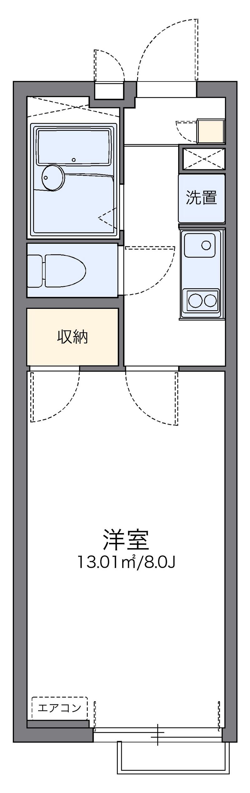 レオネクストエミライズ駅前 間取図