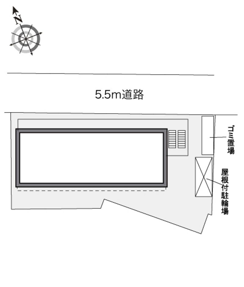 レオパレスアピラ 配置図