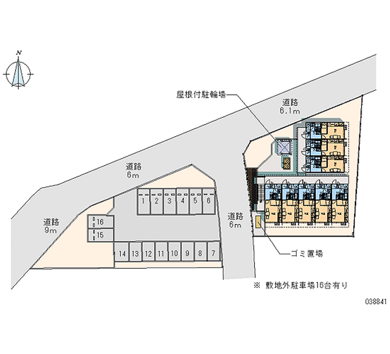 38841月租停车场