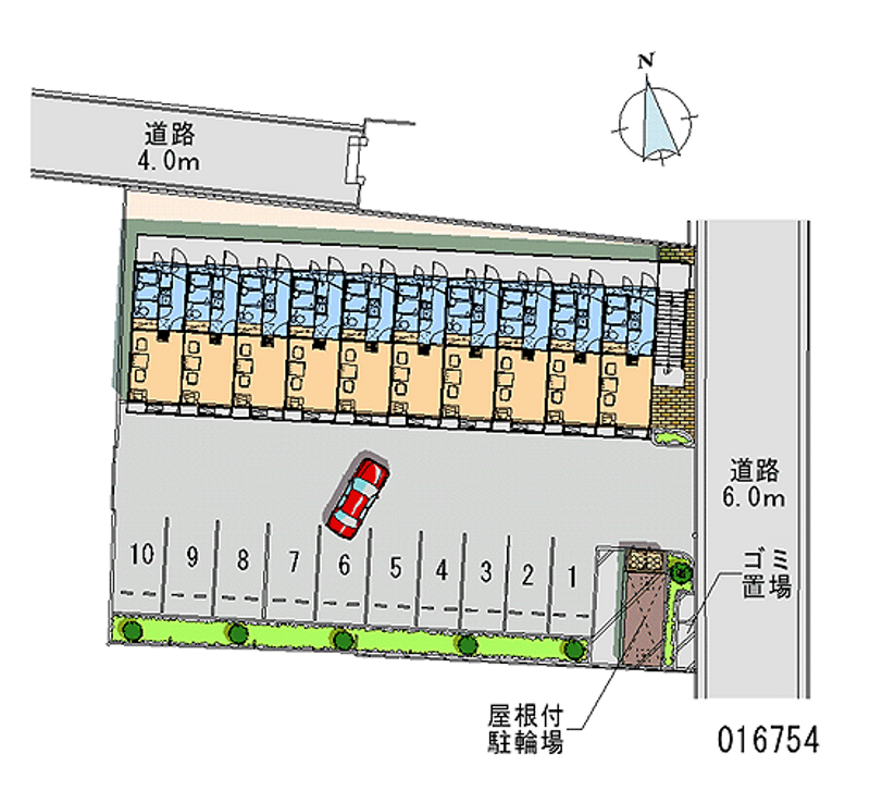 16754 bãi đậu xe hàng tháng