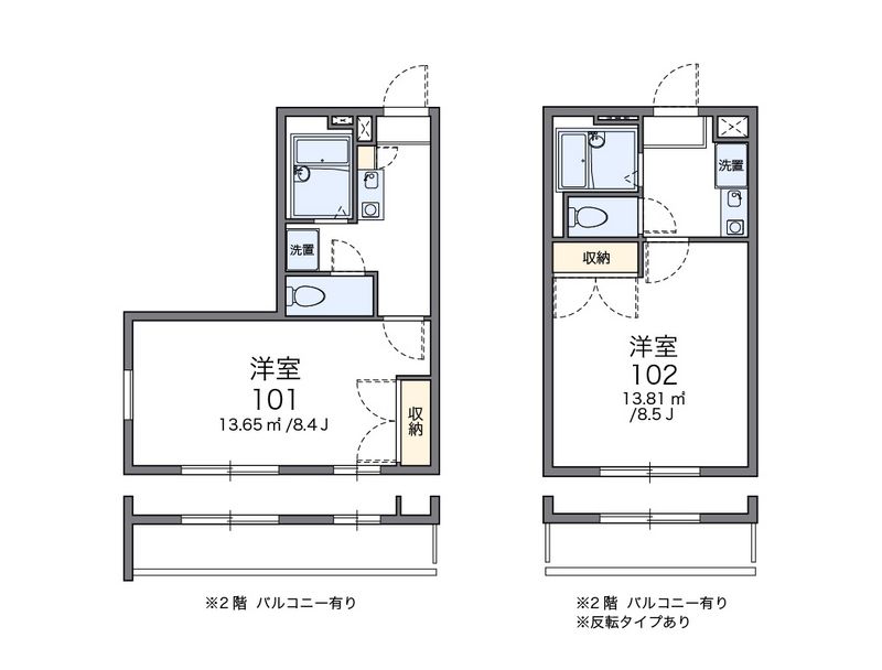 レオパレスル・シエル 間取図