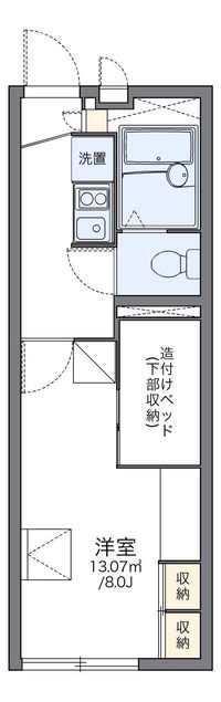 レオパレス大楽寺 間取り図